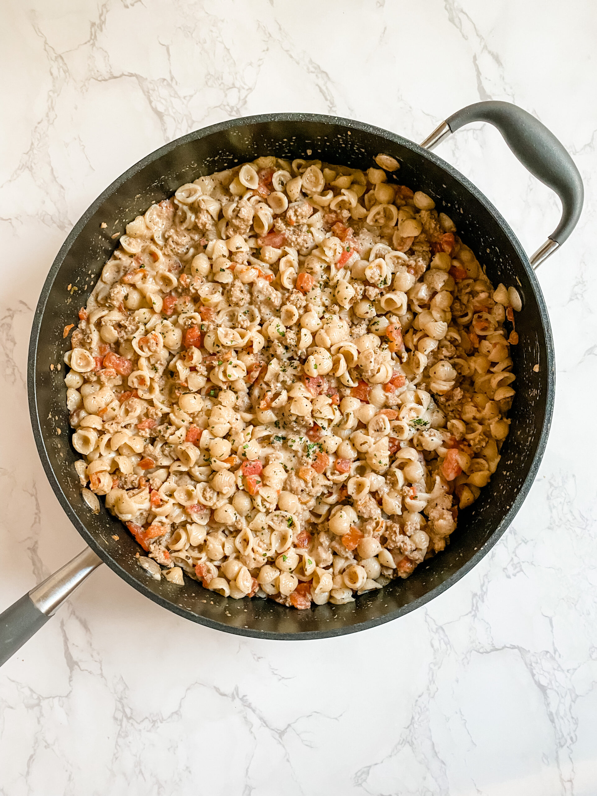 Cheeseburger Macaroni Skillet